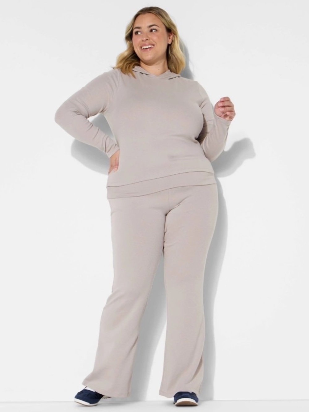 Women's Slim Fit Long Sleeve Hoodie - Wild Fable™ Gray XXL - Picture 1 of 1